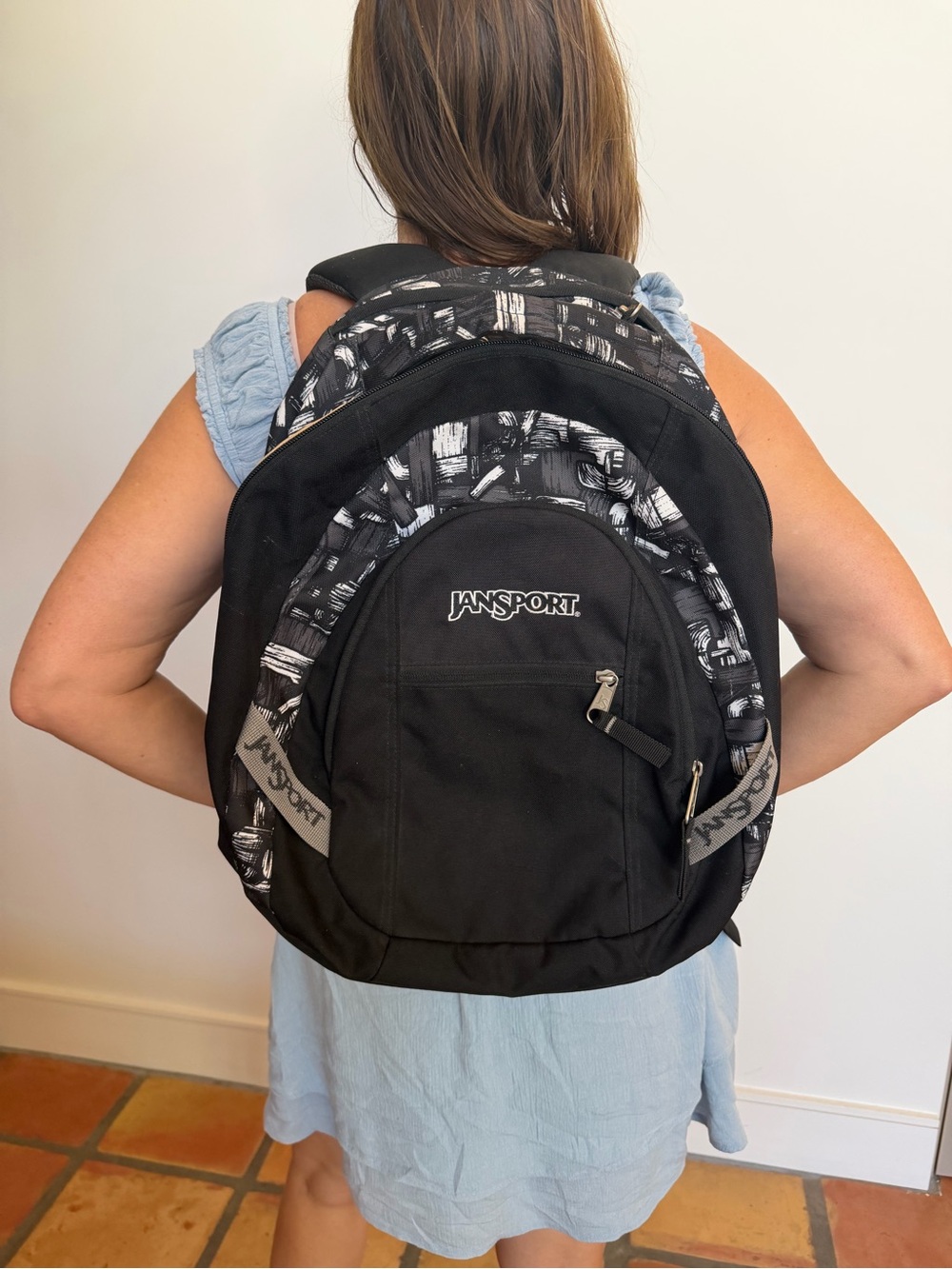 Jansport Tujo Backpack Abstract Brushstroke Print 15.6” Laptop School Travel